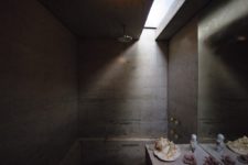 a concrete bathroom design