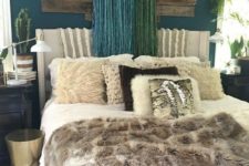 15 faux fur thrwos and blankets cozy up the bedroom for the fall and coming winter