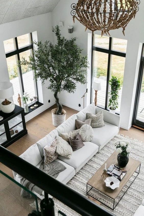 25 Black And White Living Rooms That