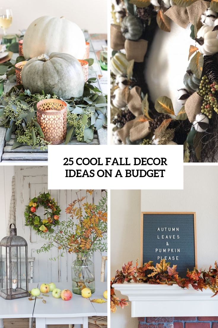 cool fall decor ideas on a budget cover