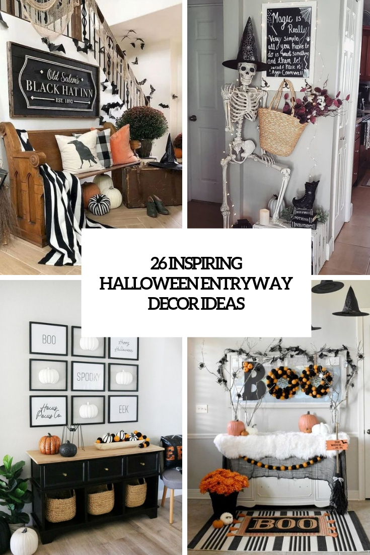 inspiring halloween entryway decor ideas cover