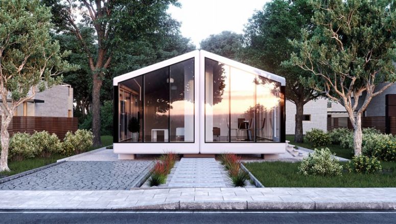 The Haus is a smart pre fab home that is available in three configurations, it's move in ready and can withstand an earthquake The Haus is a smart pre fab home that is available in three configurations, it's move in ready and can withstand an earthquake