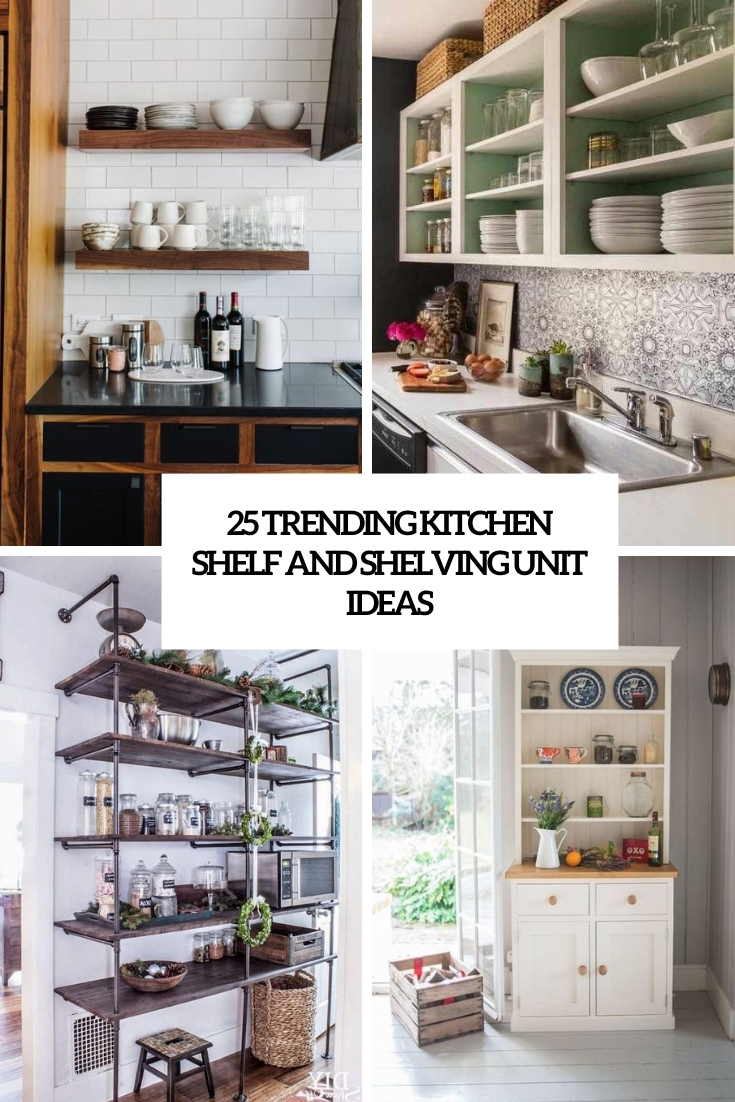 25 Trending Kitchen Shelf And Shelving Unit Ideas DigsDigs