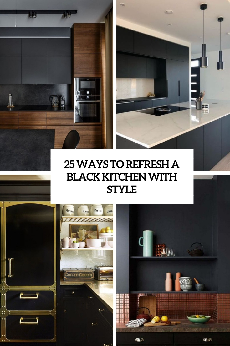 These 20 Black Kitchens Make a Stylish Impact