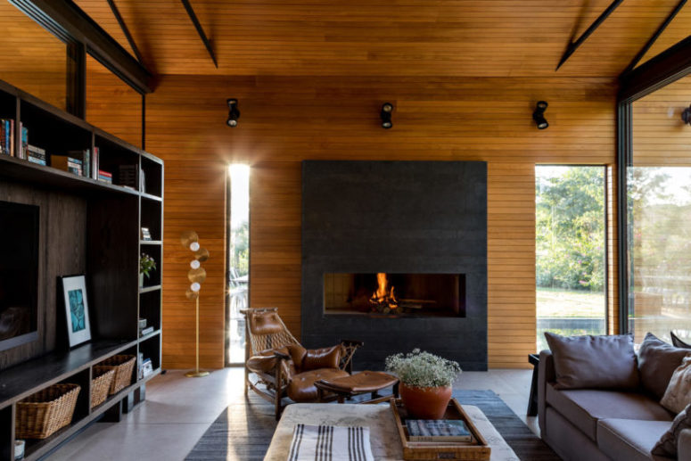 The natural and contrasting palette, a selection of materials are amazing for creating an ultra modern space The natural and contrasting palette, a selection of materials are amazing for creating an ultra-modern space