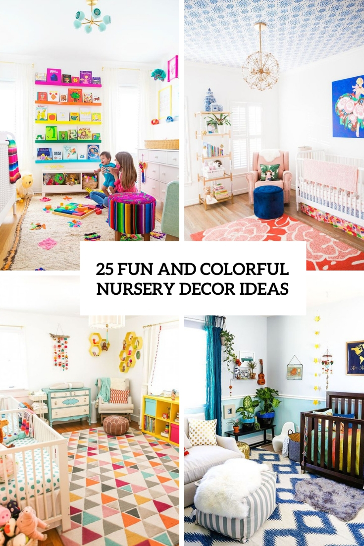 25 Fun And Colorful Nursery Decor Ideas - DigsDigs