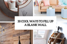 30 cool ways to fill up a blank wall cover