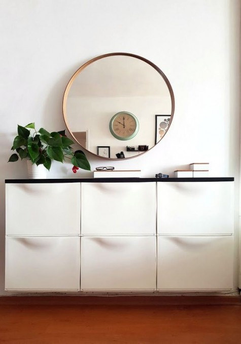 25 Stylish And Smart Ikea Hacks For Your Entryway