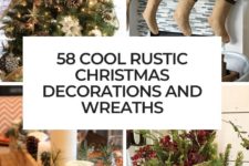 58 cool rustic christmas decorations and wreaths cover
