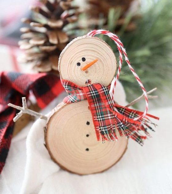80 Rustic Christmas Ornament Ideas To Try - DigsDigs