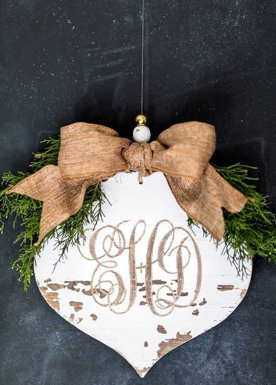 80 Rustic Christmas Ornament Ideas To Try - DigsDigs