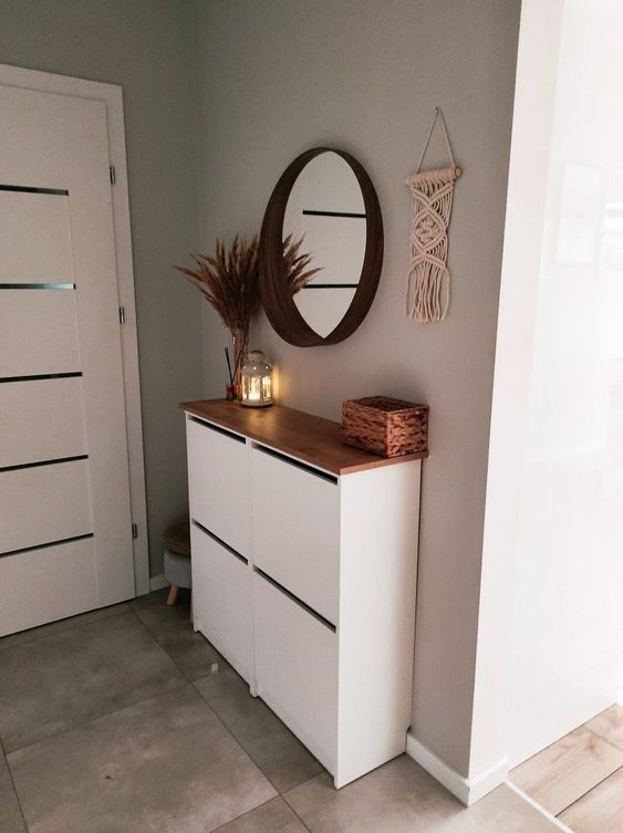 an IKEA Bissa hack with a stained countertop that instantly elevates the look and makes it a fit for the space