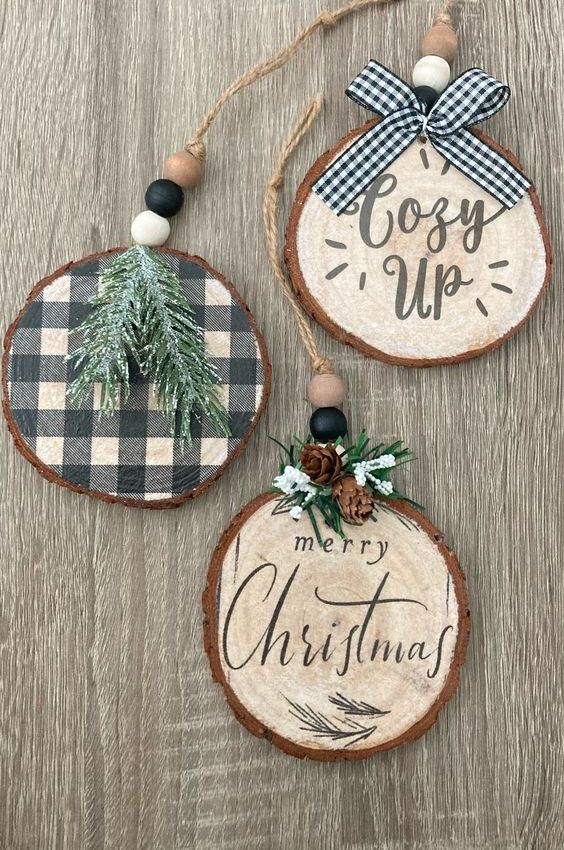 80 Rustic Christmas Ornament Ideas To Try - DigsDigs
