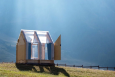 01 Immerso is almost a totally transparent cabin for camping staying fully connected  to nature around