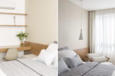 10 Although small, the bedroom looks and feels bright and airy as well as very cozy