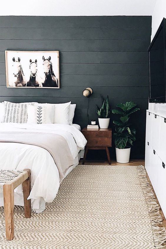 though you may say accent walls are classics, they are currently out of trends and we don't know if they come back soon