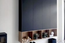 24 Metod cabinets with Fenix panels look very stylish and accommodate a lot