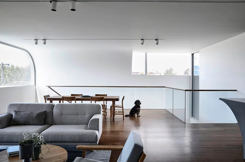 a modern opan layout living space design