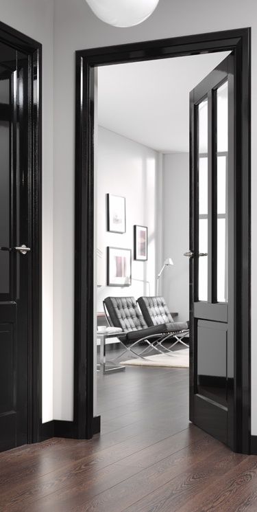 Homeowners Guide to Black Interior Doors - Monica Wants It