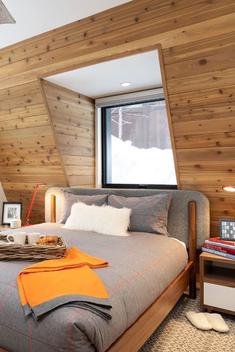 natural wood is super cozy wood finish Natural wood was used extensively throughout the interior design, adding warmth to all the spaces