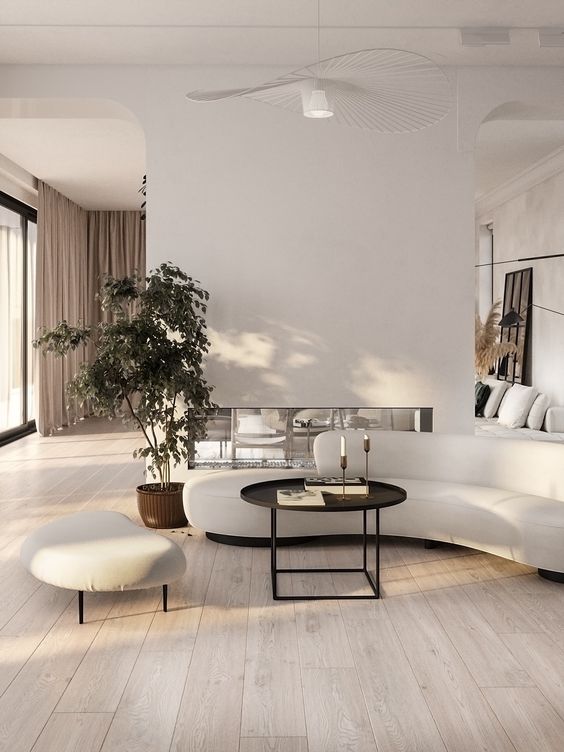 Coffee table for clearance curved sofa