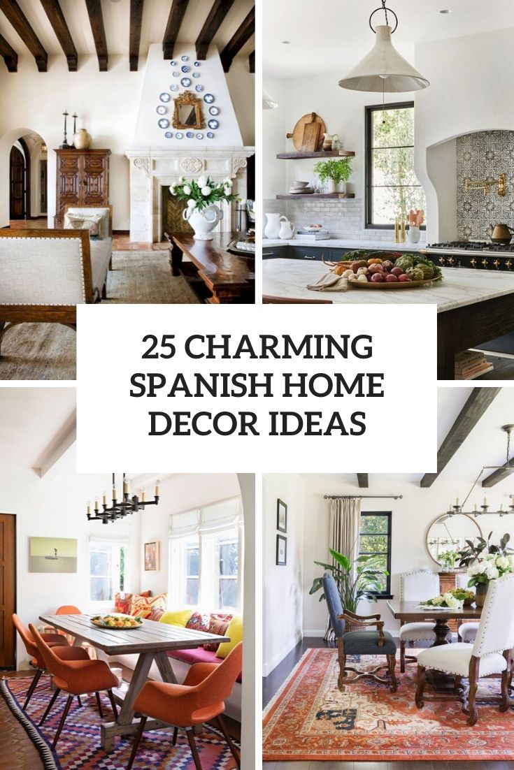 25 Charming Spanish Home Decor Ideas DigsDigs