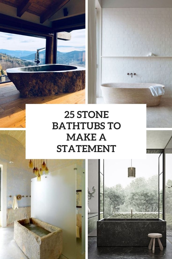 stone bathtubs to make a statement cover