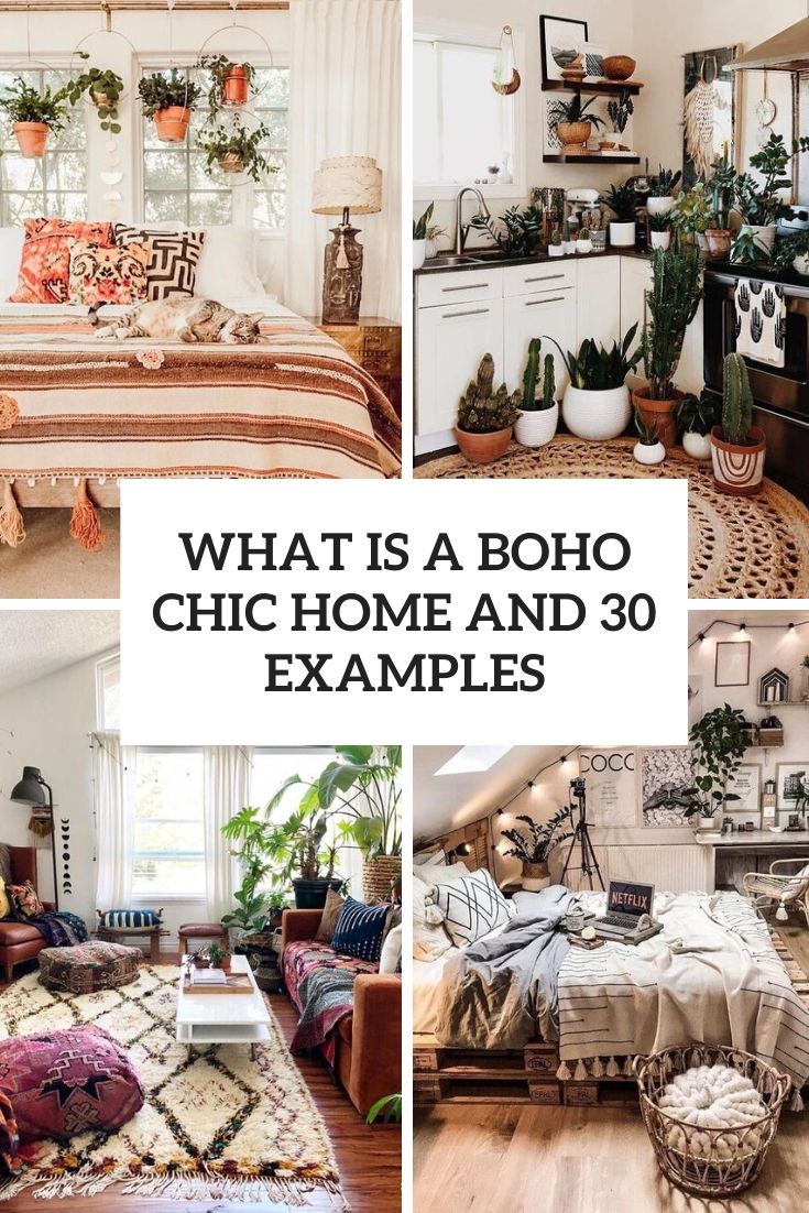 what is a boho chic home and 30 examples cover