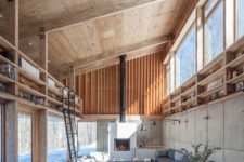 01 This gorgeous contemporary retreat is also a studio for its owner, an architect and it was built with a minimal impact on the natural surroundings