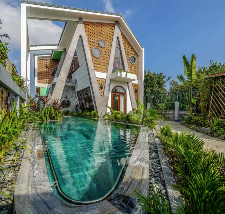 Unique Villa Surrounded By Unique Plant Life