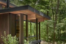 03 The most of the spaces are glazed to enjoy the wood views and make the house as transparent as possible in all senses