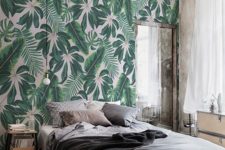 05 tropical leaf wallpaper never goes out of style but if it’s very active, keep it to just one accent wall in your space