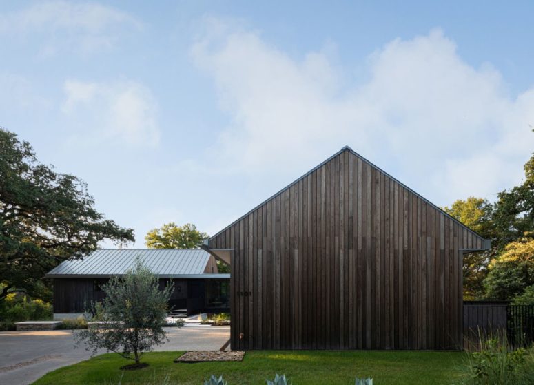Although it has plenty of cool and unusual design features, the house maintains a simple and modest appearance