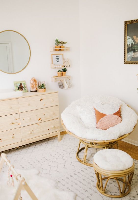 Papasan footrest hot sale