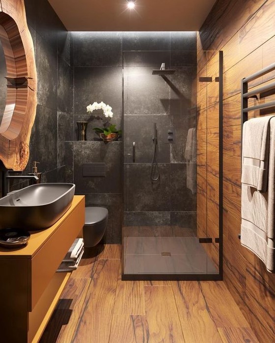 75 Trendy Wood Look Tile Ideas For Bathrooms DigsDigs