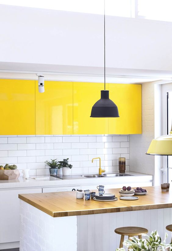 Bright yellow kitchen towels deals