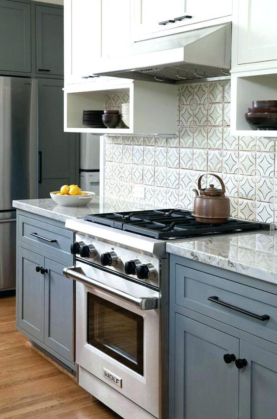 46 Blue And Grey Kitchen Designs That Inspire - DigsDigs