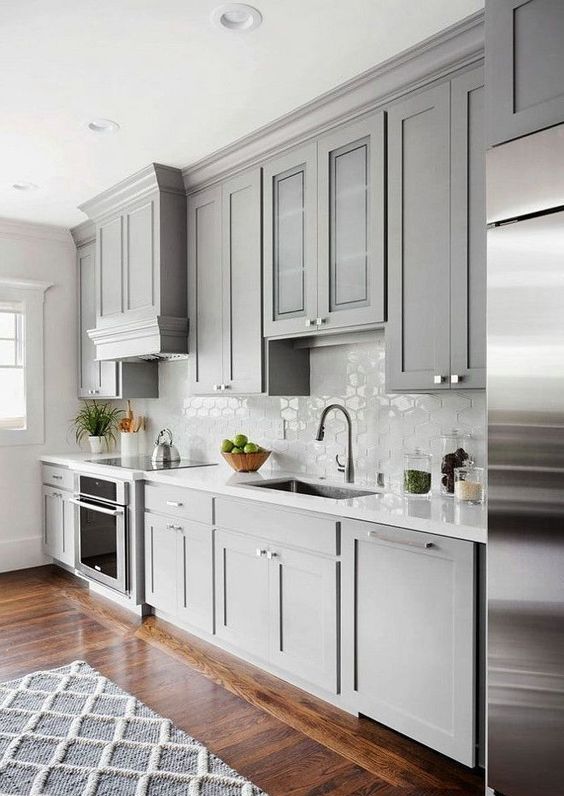 91 Timeless Grey And White Kitchen Designs - DigsDigs