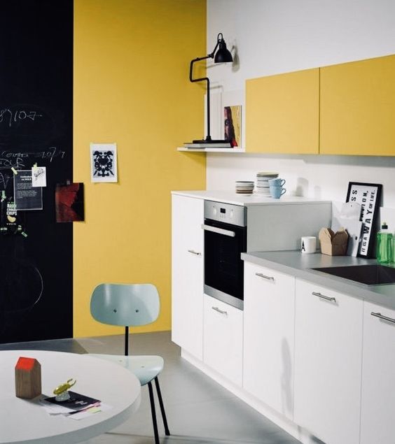 25 Yellow And White Kitchens That Raise The Mood DigsDigs
