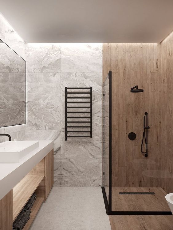 25 Trendy Wood  Look Tile Ideas  For Bathrooms  DigsDigs