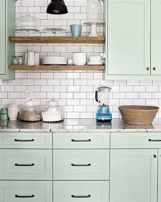 120 Green And White Kitchen Décor Ideas - DigsDigs