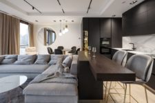 01 This gorgeous refined apartment was created in Ukraine, it’s decorated with elegance and chic and looks very exquisite