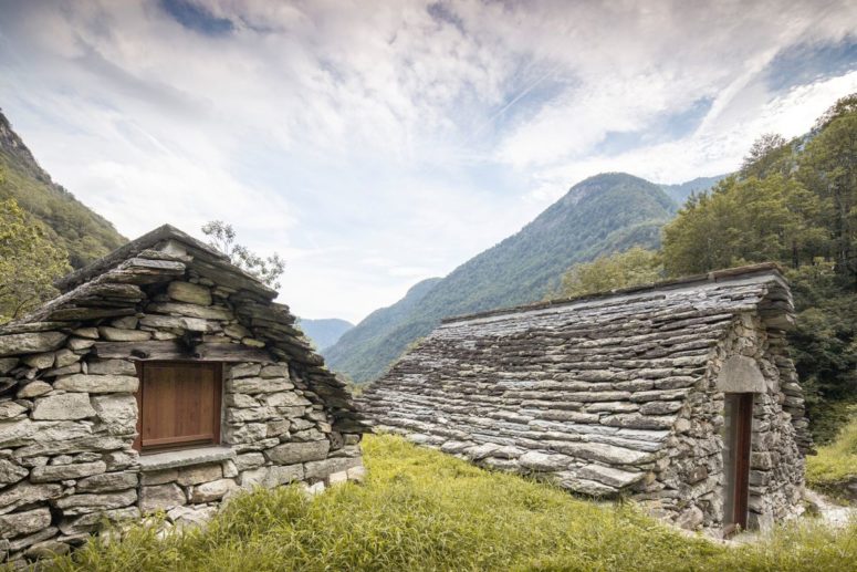 The jagged roofline adds an imperfect but also very beautiful touch to the overall design