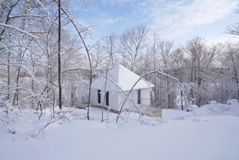 The overall design of the house was inspired by the terrain and topography around