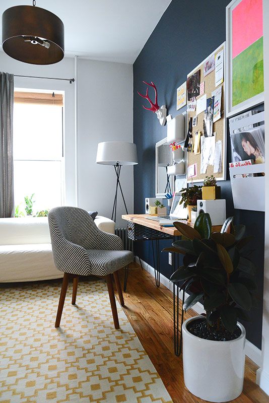 Home Office Ideas for Small Spaces - Blue i Style