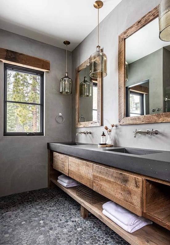 83 Trendy Grey Bathroom Designs DigsDigs