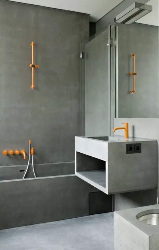 83 Trendy Grey Bathroom Designs - DigsDigs