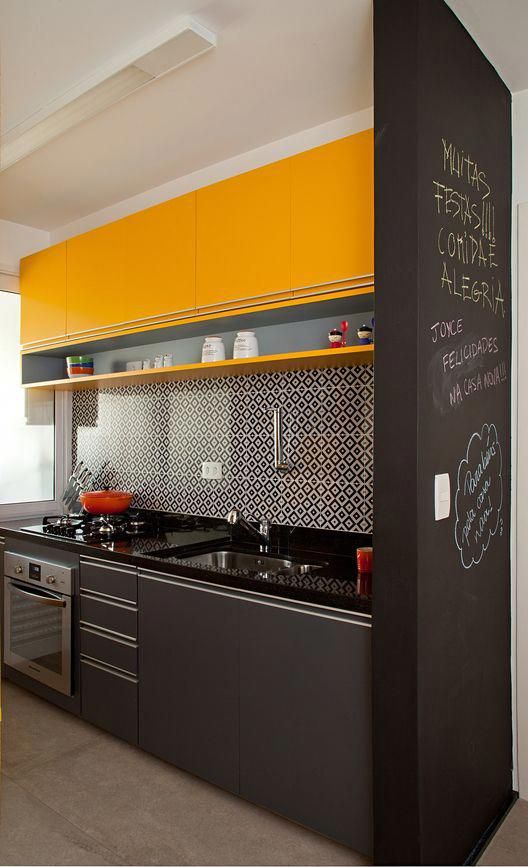 26 Bold Black And Yellow Kitchen Designs DigsDigs