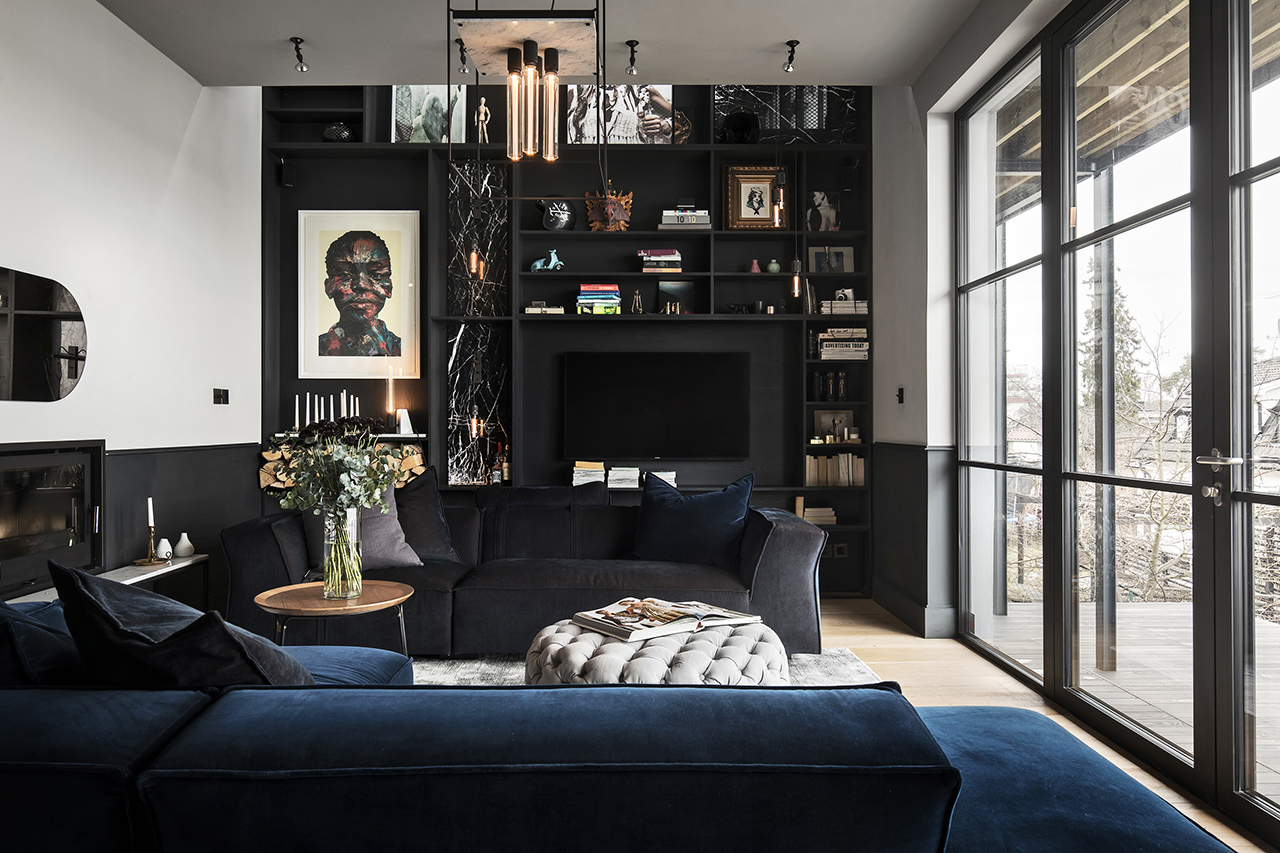 This chic industrial home is a chic urban loft in Stockholm, it's designed with impeccable taste and looks wow at each angle