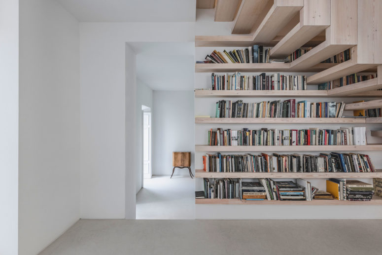 negative space is an important part of this home